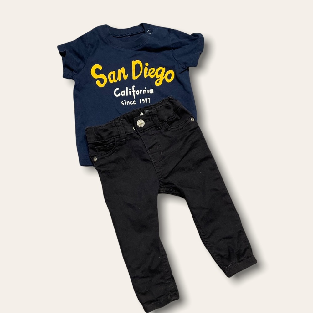 4-6M Jeans and Tee Set